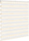 vidaXL - Zebra - rolgordijn - 135x150 - cm - stofbreedte - 130,9 - cm - marmerbeige