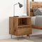 vidaXL - Nachtkastje - 40x35x50 - cm - bewerkt - hout - oud - houtkleurig
