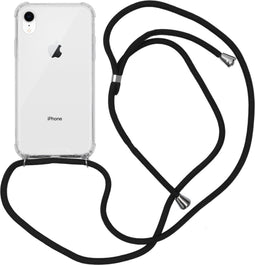 iMoshion Hoesje Geschikt voor iPhone Xr Hoesje Met Koord - iMoshion Backcover met koord - Transparant