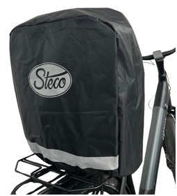 Steco Monkey-Mee - Regenhoes voor rugzakken tot 38L - Waterdicht - Zwart