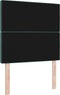 vidaXL - Hoofdbord - met - Kristallen - Knopen - in - Donkergroen - 90 - cm - van - Fluweel