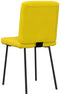 vidaXL - Eetkamerstoelen - 2 - st - fluweel - geel