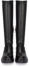 POSH by Poelman Cybele - Hoge stretch laarzen - Snakeprint - Zwart