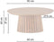 Salontafel Burundi Rond acacia 90 cm - Zwart