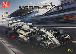 F1 Racing Car - 13117 Brick Set MOC 42000 - 1:10 schaalmodel - Klassiek F1-ontwerp