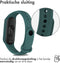 iMoshion Bandje Geschikt voor Xiaomi Mi Band 5 / 6 - iMoshion Siliconen band inkliksysteem ronde sluiting - Groen
