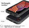 Accezz Samsung Galaxy Xcover 5 - Xtreme Impact Backcover 2.0 - Militaire bescherming - Transparant