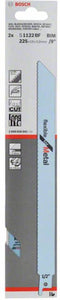 Bosch S 1122 BF - Reciprozaagblad - Flexibel voor metaal - 225 mm (1 stuk)