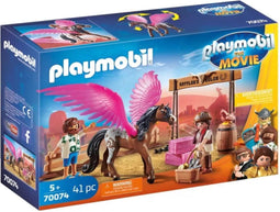PLAYMOBIL PLAYMOBIL: THE MOVIE Marla en Del met gevleugeld paard - 70074