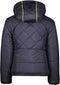 B.Nosy Reversible winterjas - Jongens - Teddy kwaliteit met camouflage print - Oxford blue - Maat 116