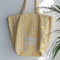 Riviera Maison Katoen en draagtas, Stevige Schoudertas met RM print - RM Monogram Tote Bag - Geel - Katoen
