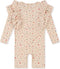 Konges Sløjd Manuca frill onesie playsuit / Zwempak - Multi hearts