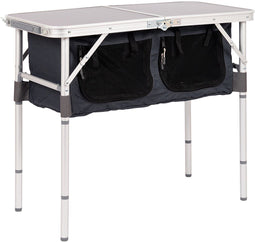 Bo-Camp Otter - Opbergkast/Bijzettafel - Compact met afsluitbare vakken - Antraciet