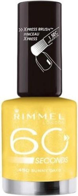 Rimmel London 60 Seconds Finish - Nagellak - Sneldrogend - Geel 450