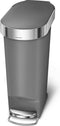 Simplehuman Prullenbak Slim - 40 l - Pedaalemmer - Grijs