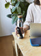 Black+Blum Eau Good Glazen Waterfles - 650ml - Blauw
