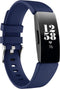 iMoshion Bandje Geschikt voor Fitbit Inspire - iMoshion Siliconen bandje - Donkerblauw