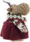 Kerstversiering DKD Home Decor Polyester Rendier (9 x 12 x 15 cm) (2 Stuks)
