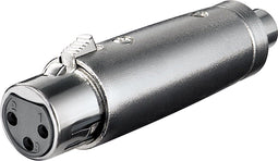 Goobay 27457 - XLR 3-pin naar RCA - Zwart