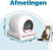 BOME Zelfreinigende Kattenbak - Automatisch - App en Touchscreen - 65L - Rosé