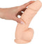 Silexd – Zeer Realistische Zuignap Dildo met Zachte Mantel en Harde Kern voor Levensechte Ervaring – 22.1 cm – beigeig