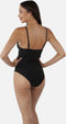 Barts Alira Shaping One Piece - Dames Badpak - Mesh-inzetstukken - Zwart