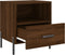 vidaXL - Nachtkastje - 40x35x47,5 - cm - bewerkt - hout - bruin - eikenkleur