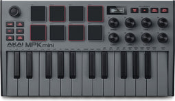 Akai MPK mini mk3 Grey MIDI keyboard controller special edition
