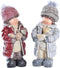 Kerstversiering DKD Home Decor Polyester Hars Kinderen (15 x 12 x 35 cm) (2 Stuks)