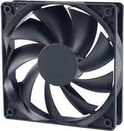 Akasa Black 12cm case fan Computer behuizing