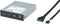 Akasa USB 3.2 Gen 1-, USB 2.0-front-adapter-hub 4 poorten Zwart