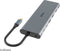 Akasa USB Type-C 14-In-1 Dock(Data / PD Type C, 2 x HDMI, VGA, 3xUSB3.2 Gen1 / 2xUSB 2.0 Type-A,RJ45, SD and Micro SD Card Reader, 3.5mm Audio Jack)