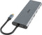 Akasa USB Type-C 14-In-1 Dock(Data / PD Type C, 2 x HDMI, VGA, 3xUSB3.2 Gen1 / 2xUSB 2.0 Type-A,RJ45, SD and Micro SD Card Reader, 3.5mm Audio Jack)