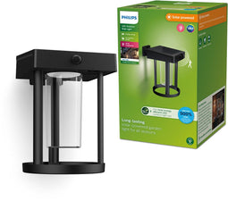 Philips Camill - Solar wandlamp - Bewegingssensor en schemersensor - Rood