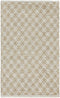 AKBEZ - Laagpolig vloerkleed - Beige - 50 x 80 cm - Jute