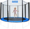 Monzana Veiligheidsnet Trampoline - Ø305cm - 8 bevestigingspalen - zwart