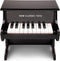 New Classic Toys® Houten Speelgoed Piano - Speelgoedinstrument - Inclusief Muziekboekje en Toonlader - Zwart