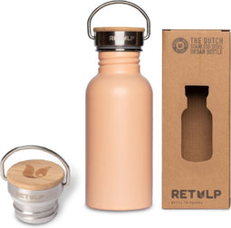 Retulp Urban - Waterfles - Drinkfles - 500 ml - Champagne Pink - RVS