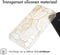 iMoshion Hoesje Geschikt voor Samsung Galaxy A14 (5G) / A14 (4G) Hoesje Siliconen - iMoshion Design hoesje - Meerkleurig / Golden Leaves Transparant