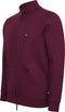 Cappuccino Italia Fleece Zip Jack - Heren Vest - Katoen Polyester - Burgundy - Maat XL