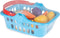 Pilsan Speelgoed Fruitmand - Blauw - 17-delig
