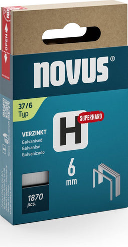 Novus 042-0784 - Niet H 37/6mm Superhard - 1870 stuks