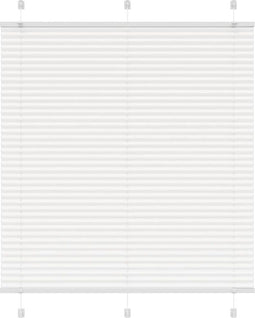vidaXL - Plissé - rolgordijn - 115x150 - cm - stofbreedte - 114,4cm - polyester - wit