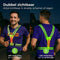 Nuvance Hardloopvest - Reflecterend Hardloopvest - 360 Graden Reflectie - LED Verlichting