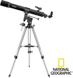 National Geographic Telescoop - 90/900 - EQ Montering - Sterrenkijker voor volwassenen - Sterrenkijken - Maan en planeten