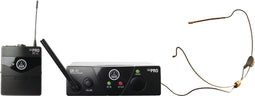 AKG WMS40 Mini Sport Set ISM 1 Headset Draadloze microfoonset Zendmethode:Radiografisch