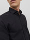 JACK&JONES JPRBLAROYAL - Overhemd L/S - Katoen 100% - Zwart - Maat L