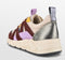 PS Poelman Minion Dames Sneakers - Lage Sneakers - Shiny Details - Bordeaux Beige Multi