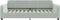 vidaXL - Slaapbank - 80x200 - cm - fluweel - lichtgrijs