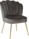Richmond - Stoel Pippa Stone velvet / gold